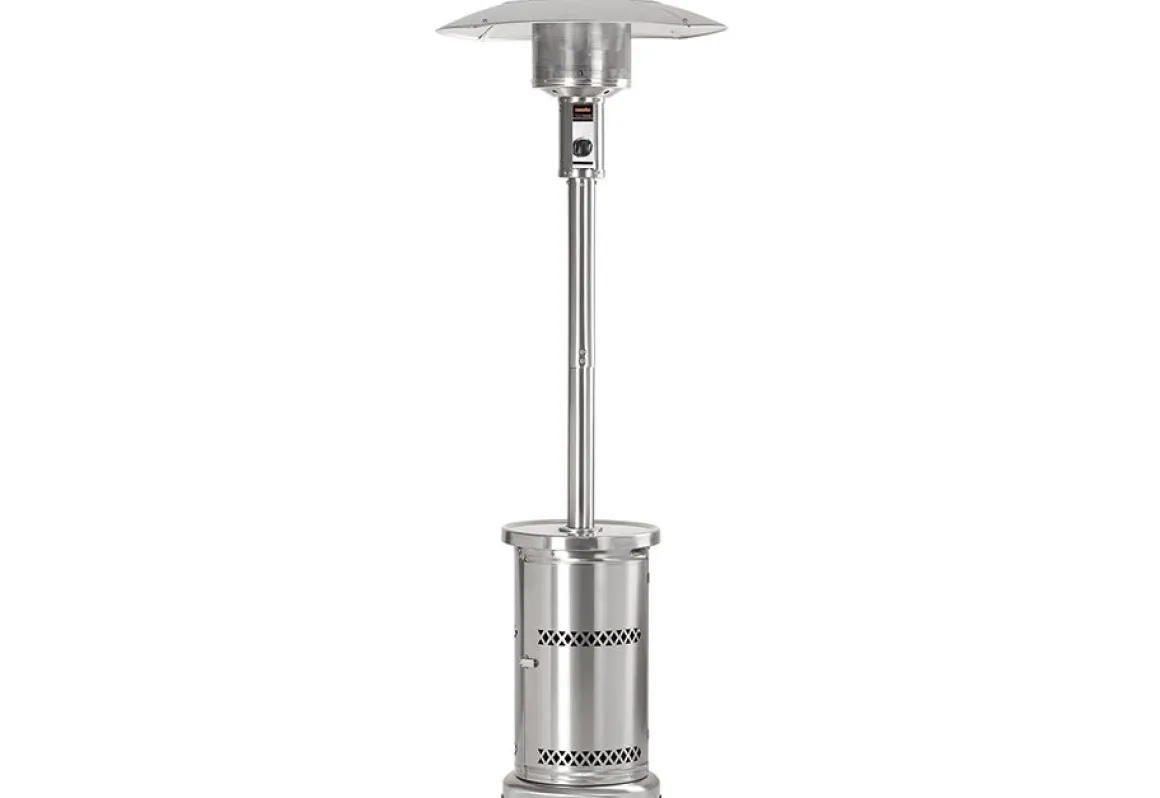 48,000 BTU Stainless Steel Floorstanding Patio Heater