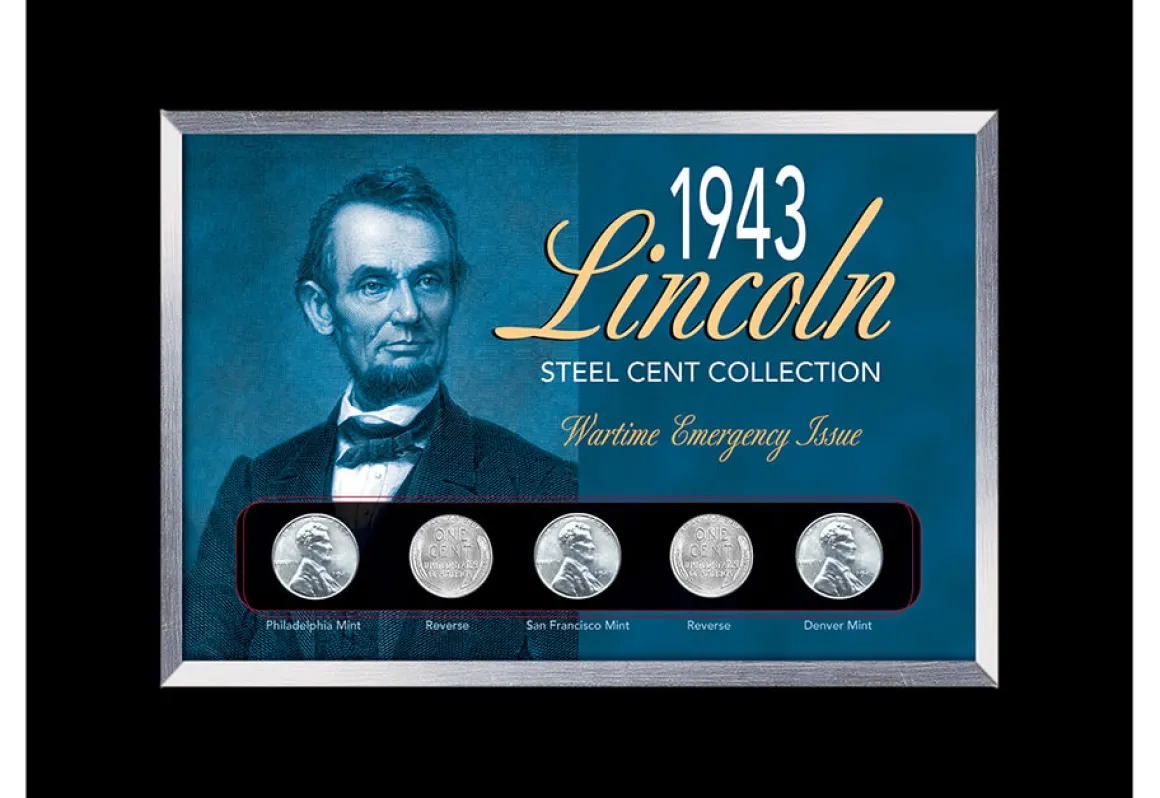 1943 Lincoln Steel Penny Collection
