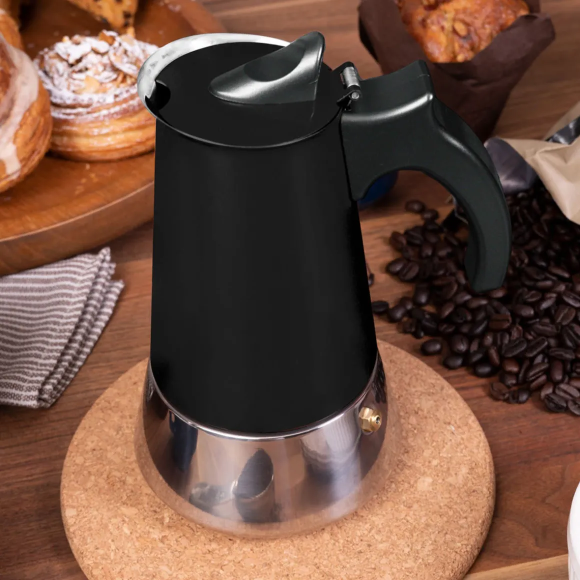 500 mL Stainless Steel Espresso Maker