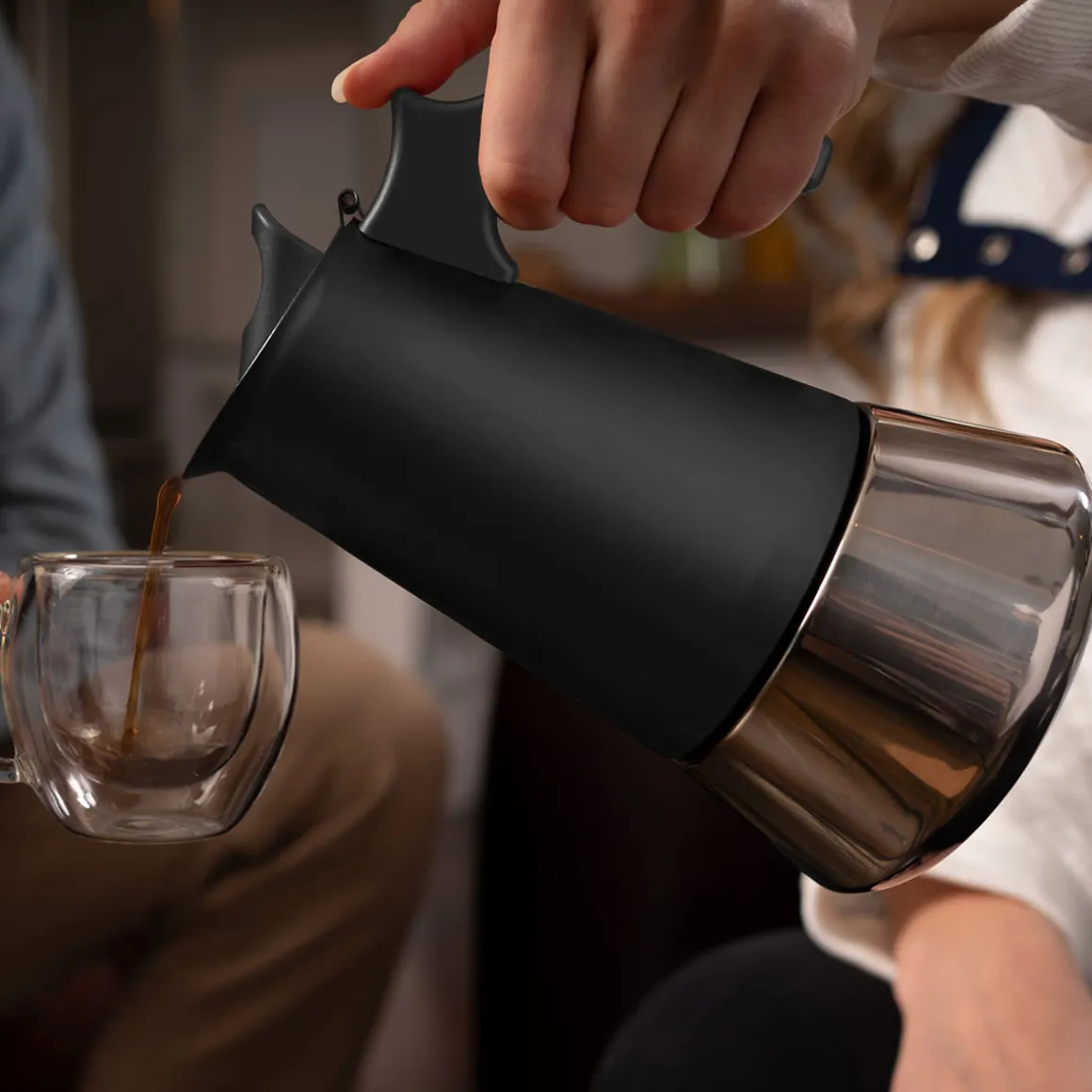 300 mL Stainless Steel Espresso Maker