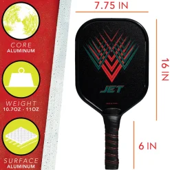 4 Player Aluminum Paddle Pickleball Set