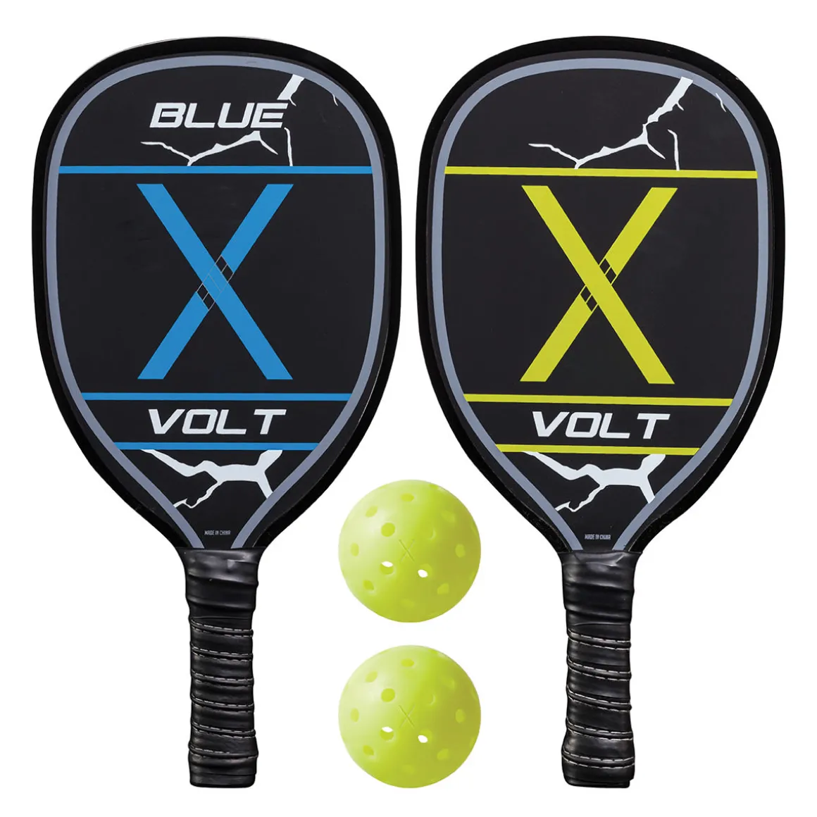2 Player Wooden Pickleball Paddle Set