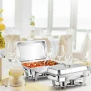 9 Qt Stainless Steel Chafing Dish (Set of 2)