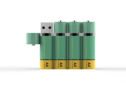 AA USB Rechargeable Batteries (Set of 4)