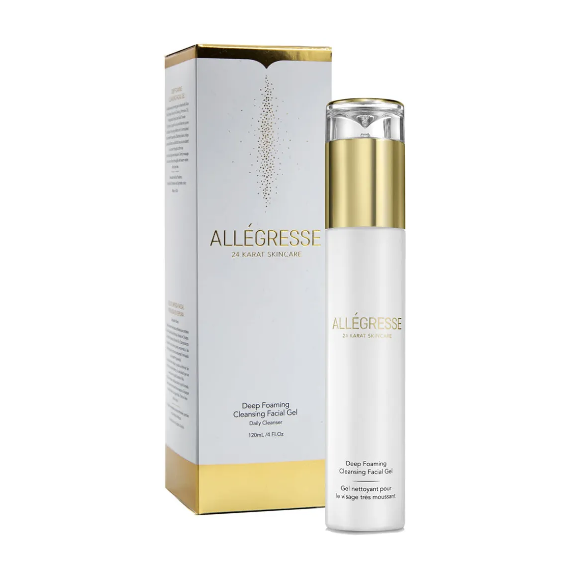 Allegresse 24K Deep Foaming Cleansing Facial Gel