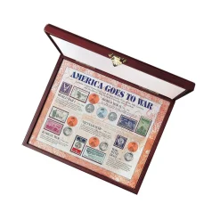 America Goes to War U.S. Mint Coin and Stamp Collection