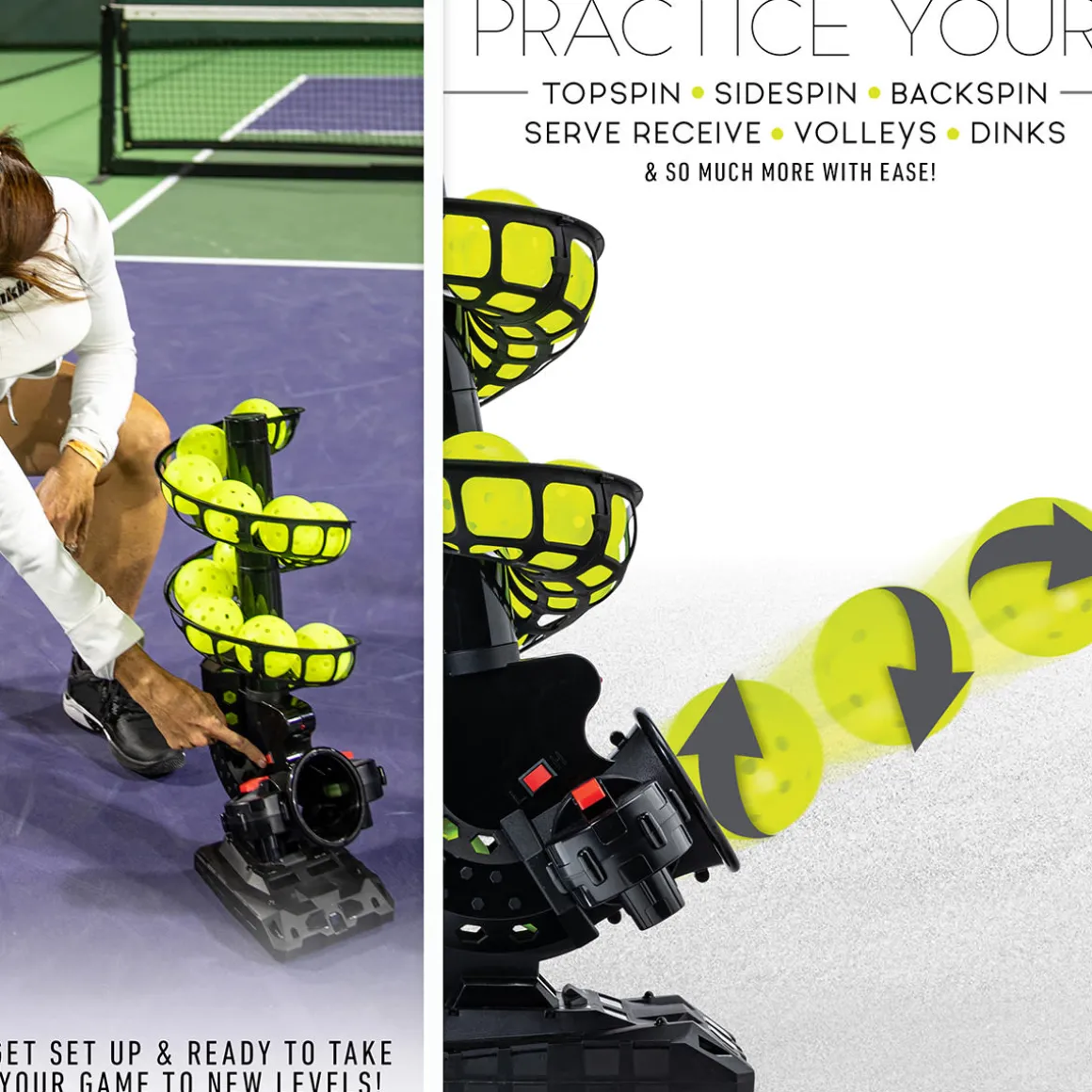 Automatic Pickleball Launcher