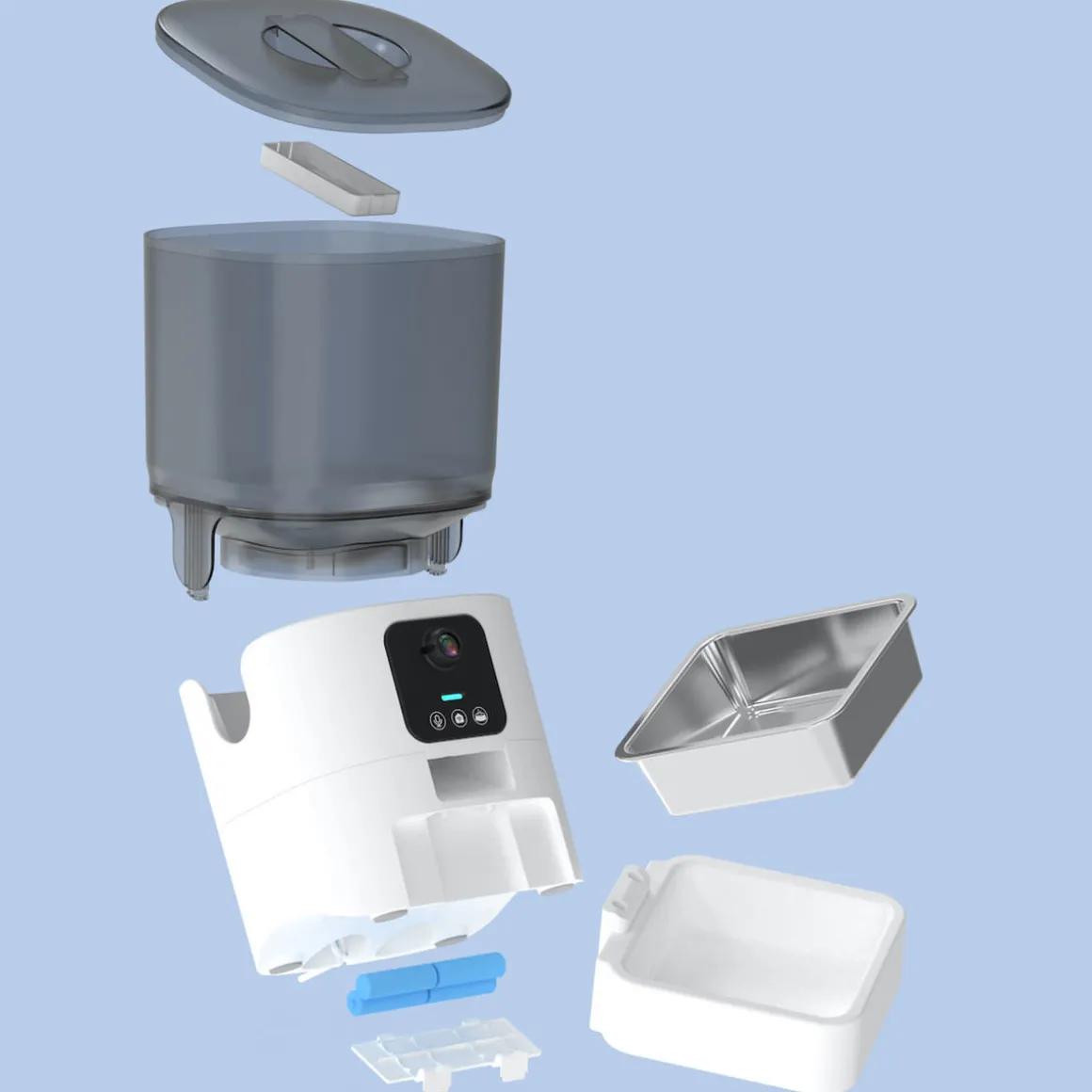 Automatic Smart Pet Feeder with 2-Way Audio Camera