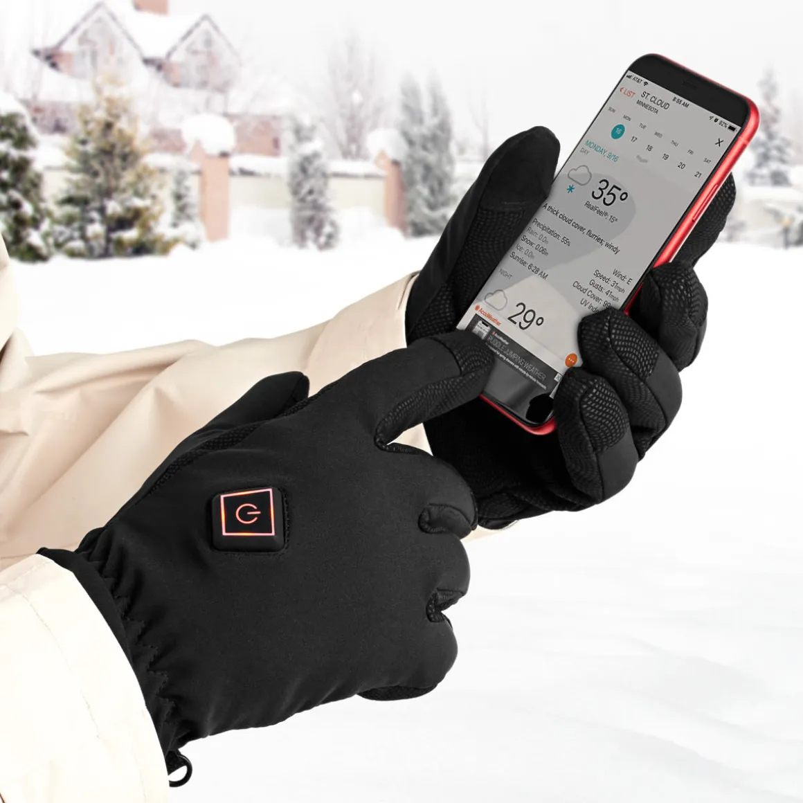 Battery Heated Gloves by Sharper Image