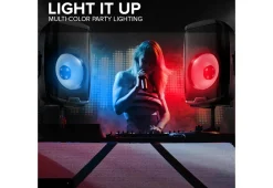Beat-Synced LED Loudspeaker With Stand