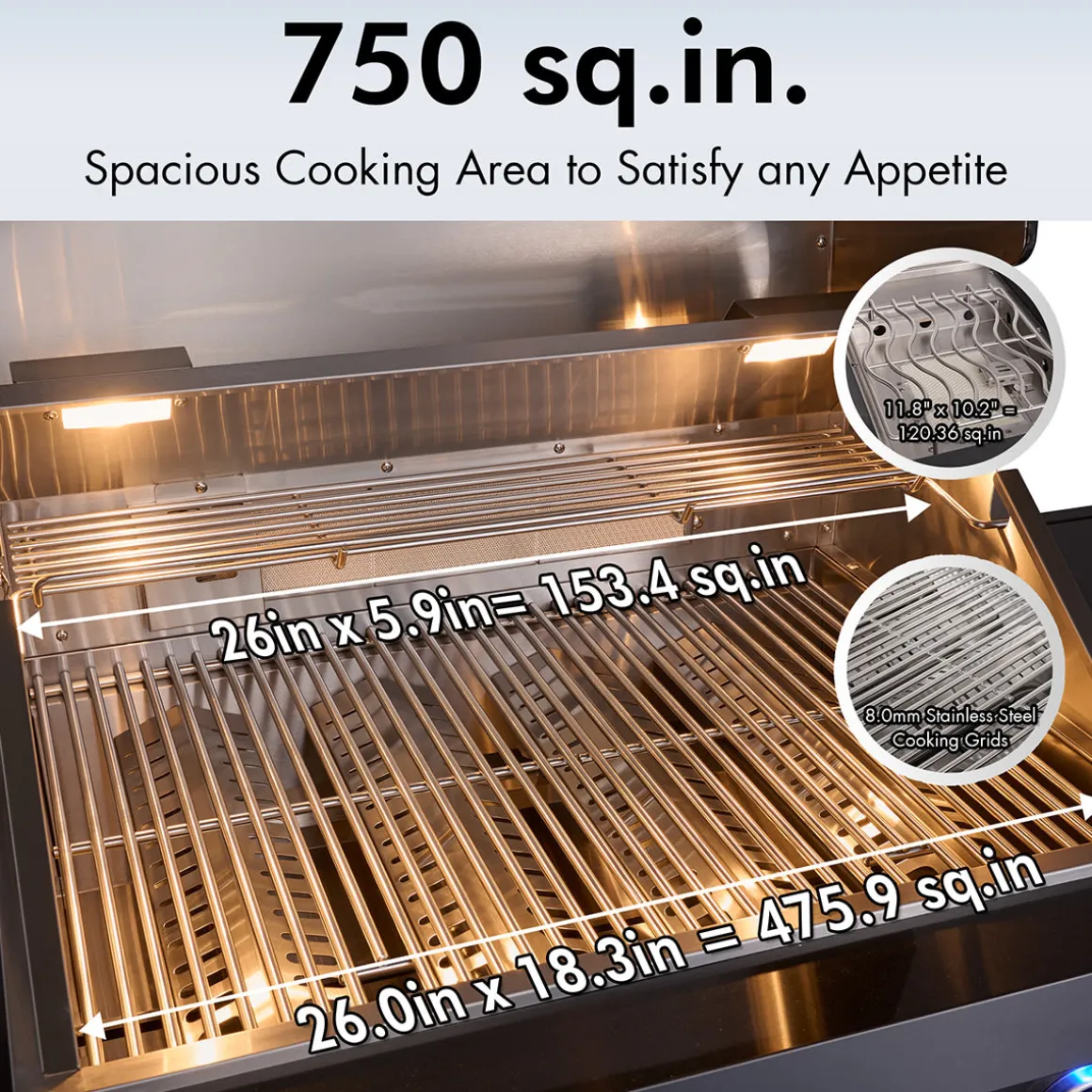 Black Stainless Steel Outdoor Grill Island