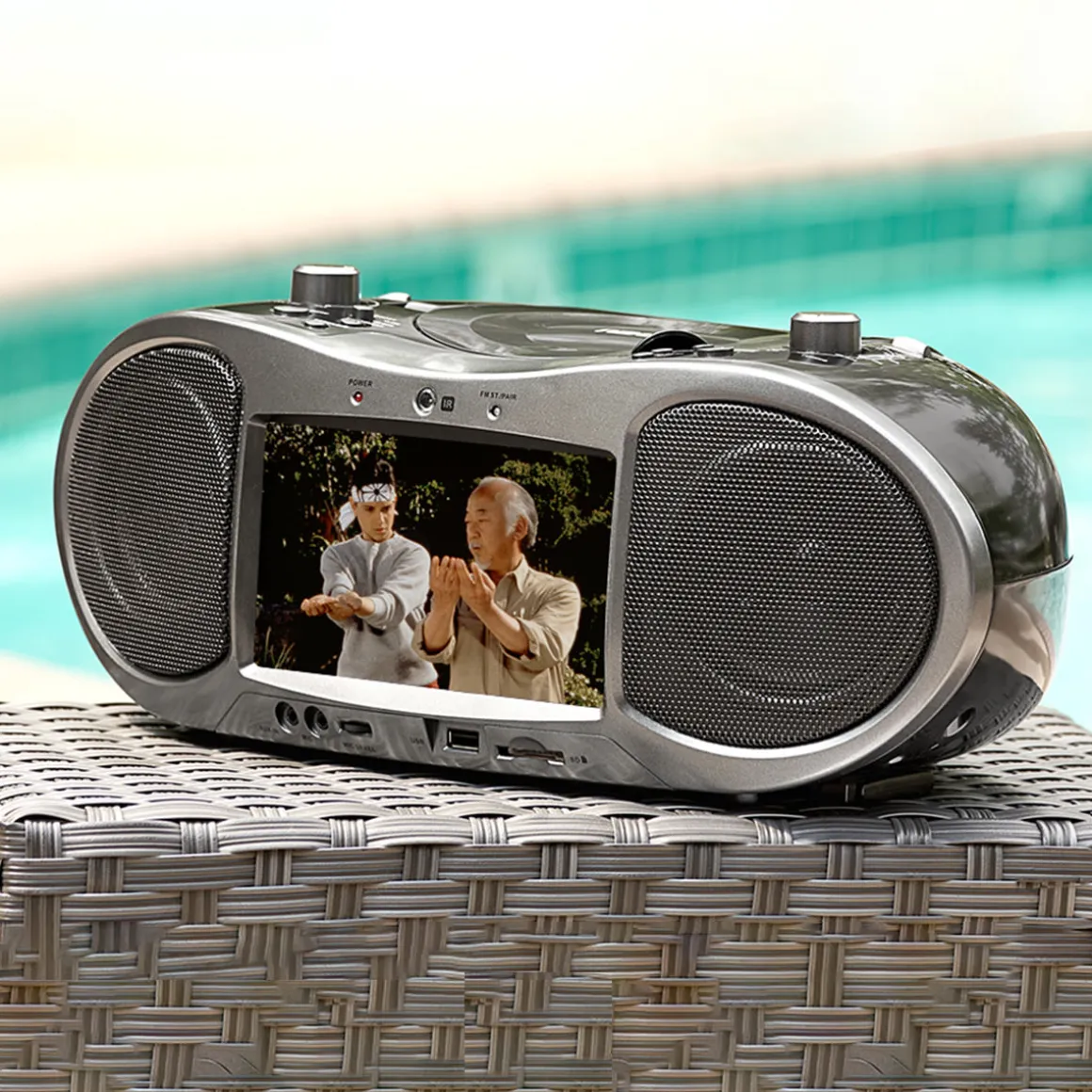 Bluetooth CD/DVD Boombox Radio