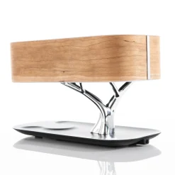 Bonsai Bluetooth Speaker Lamp with Wireless Charging Pad by Sharper Image