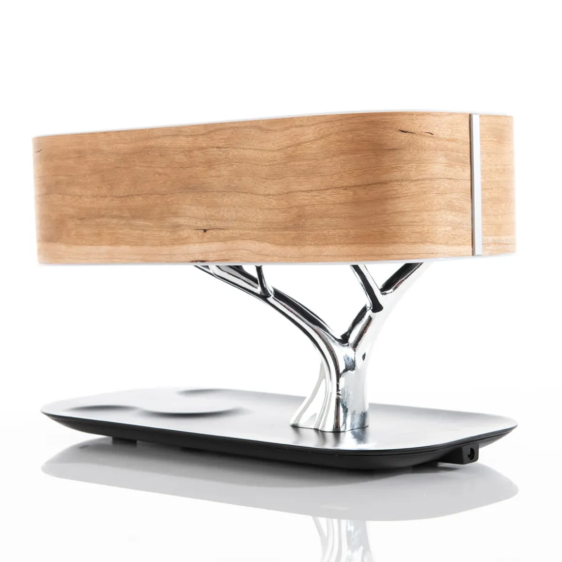 Bonsai Bluetooth Speaker Lamp with Wireless Charging Pad by Sharper Image
