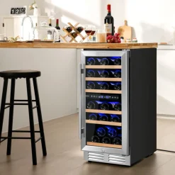 30-Bottle Dual Zone Freestanding Wine Cooler