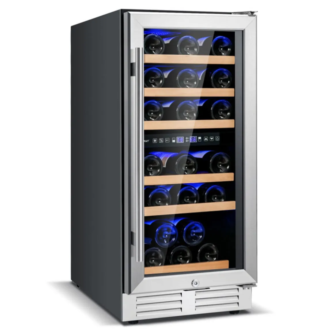 30-Bottle Dual Zone Freestanding Wine Cooler