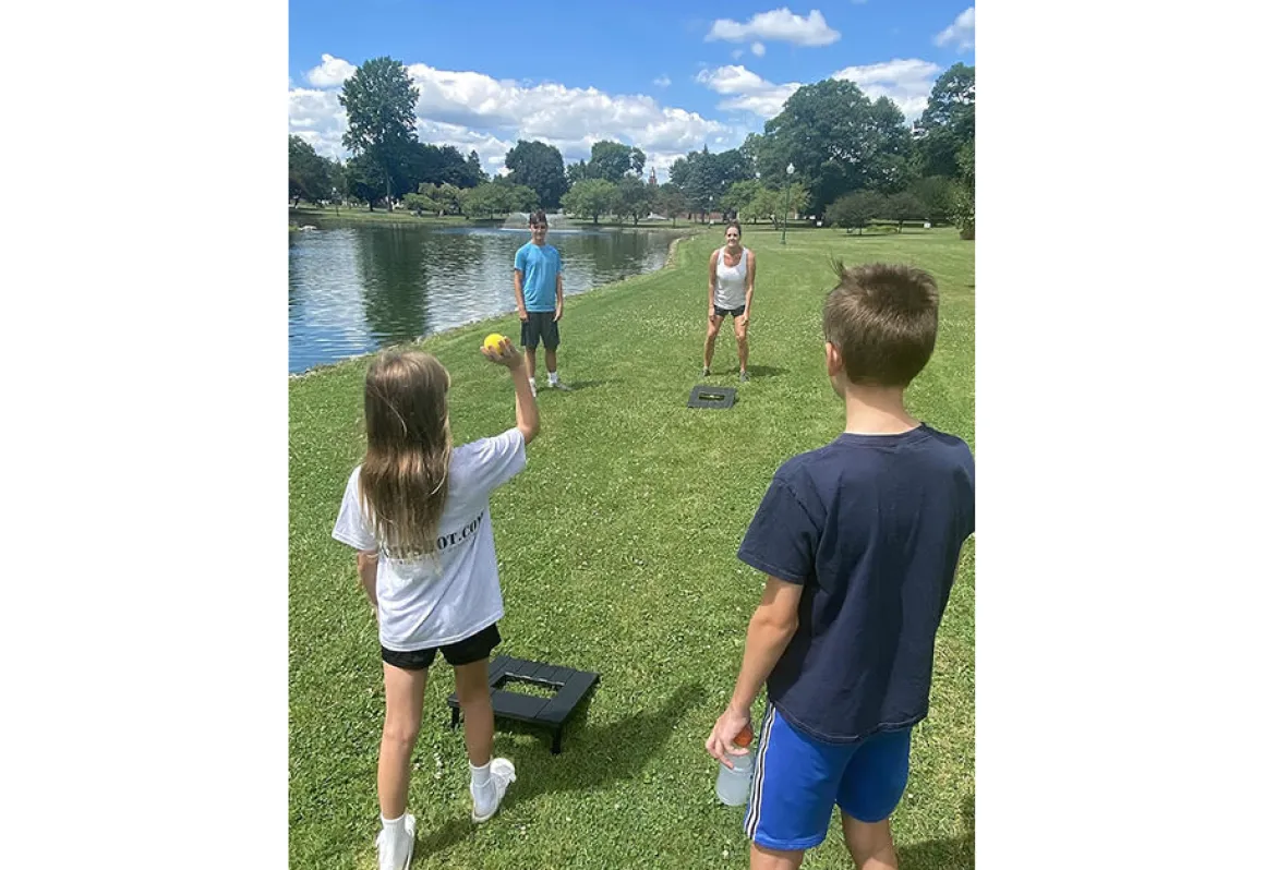 Bounce Shot Yard Game