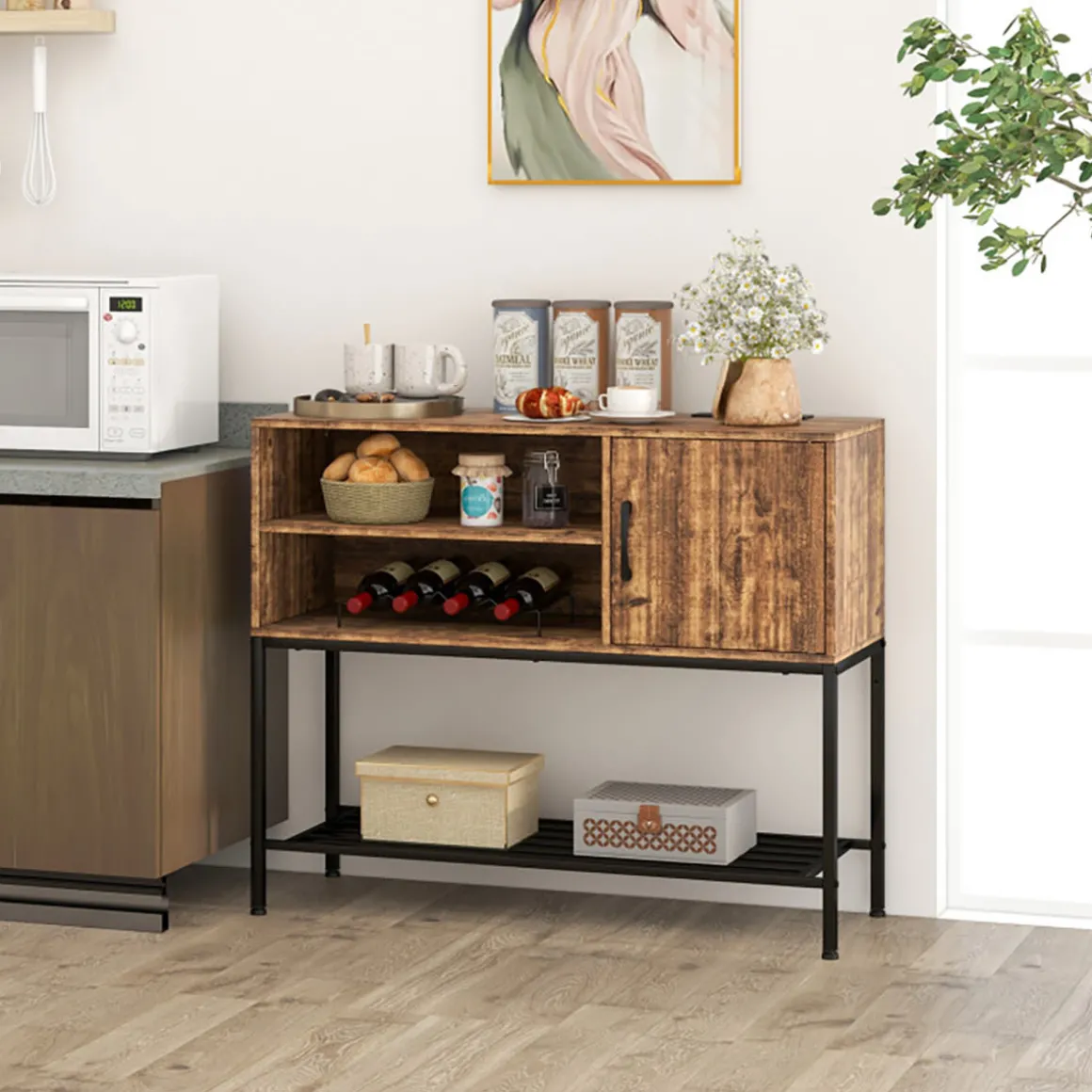 Buffet Sideboard Coffee Bar