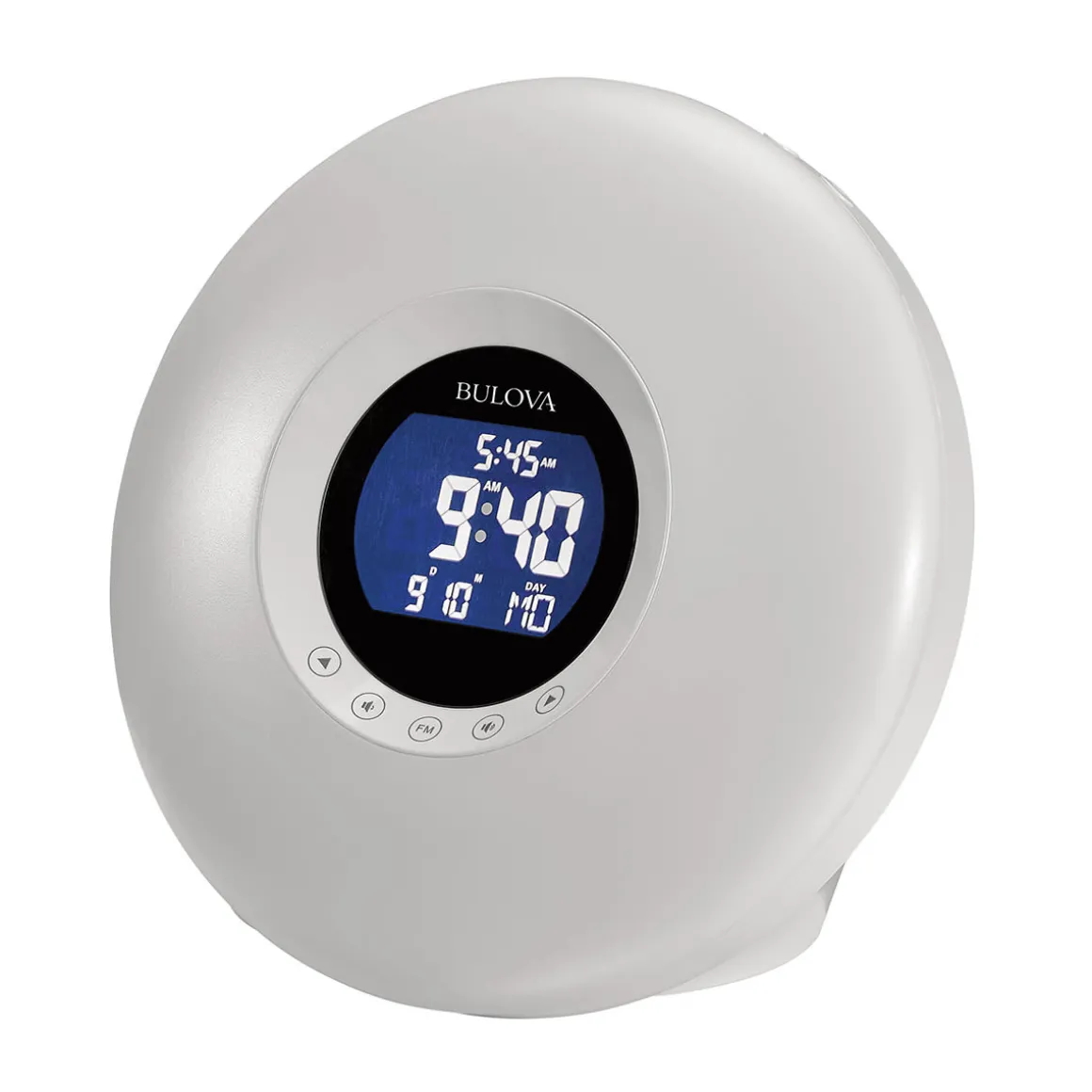 Bulova Multi-Wake LED Tabletop Alarm Clock