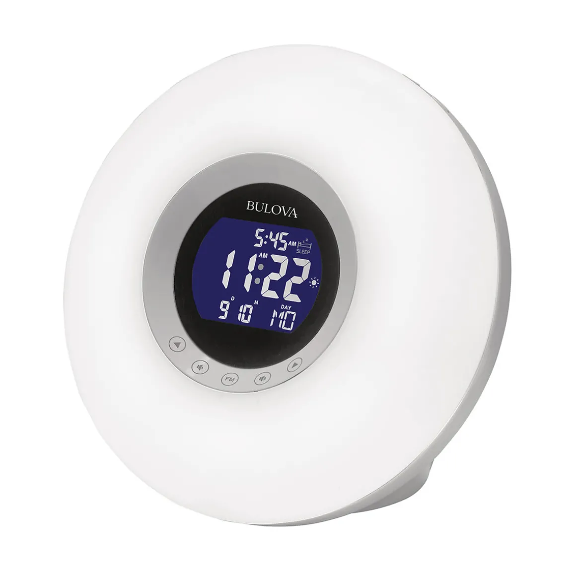 Bulova Multi-Wake LED Tabletop Alarm Clock
