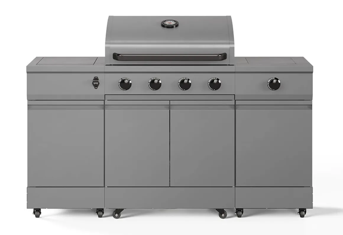 5-Burner Fresno Island Outdoor Grill