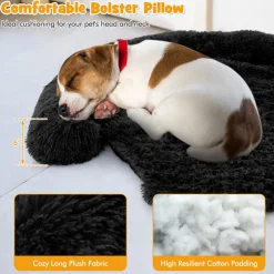Calming Dog Couch Bed with Anti-Slip Bottom