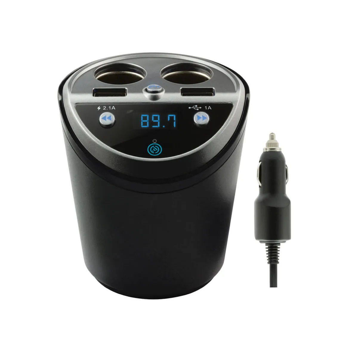 Car and Driver Bluetooth FM Transmitter Power Station and Charger