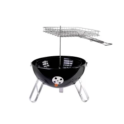 Charcoal BBQ Smoker with Built-In Thermometer