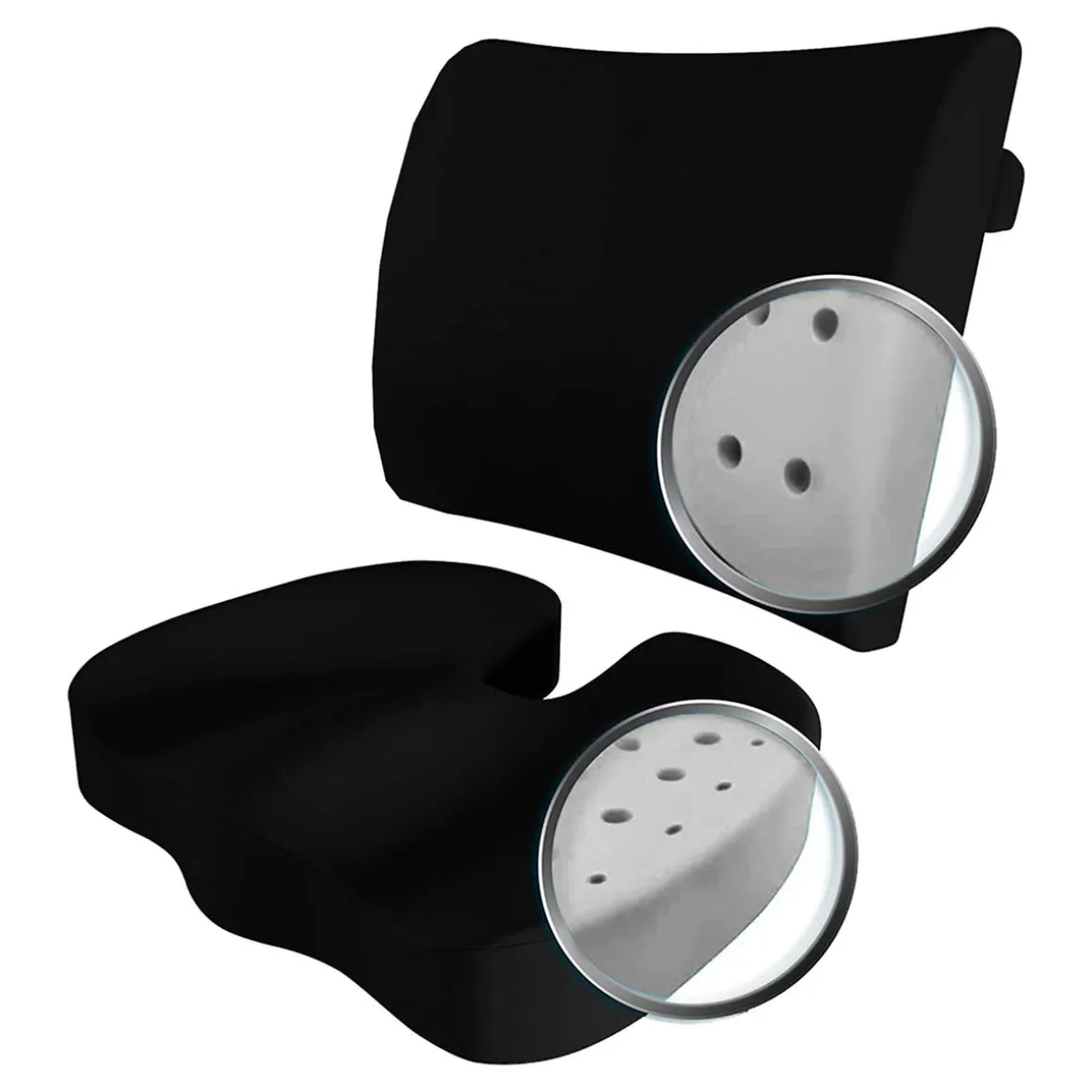Comfort Office Chair Cushion Set