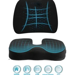 Comfort Office Chair Cushion Set