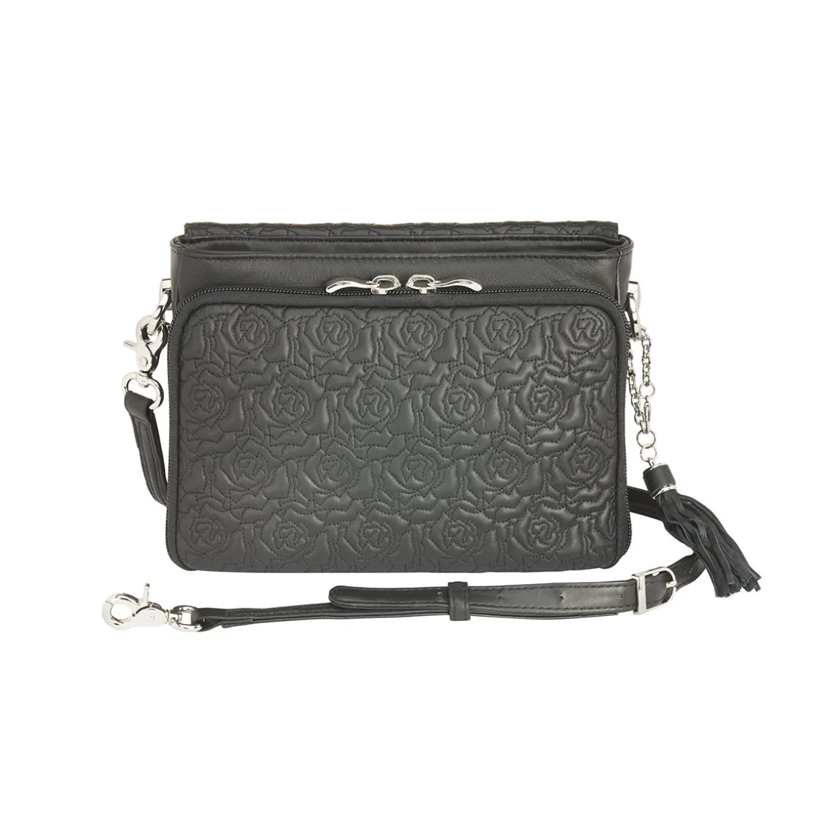 Concealed Carry Embroidered Clutch Crossbody