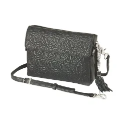 Concealed Carry Embroidered Clutch Crossbody