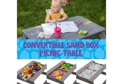 Convertible Sandbox with Table