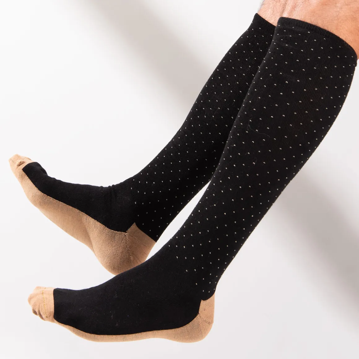 Copper Infused Compression Socks by Sharper Image (2 Pairs)