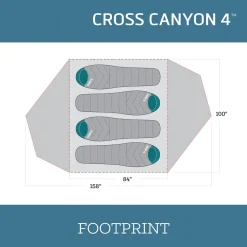 Cross Canyon 4-Person Tent