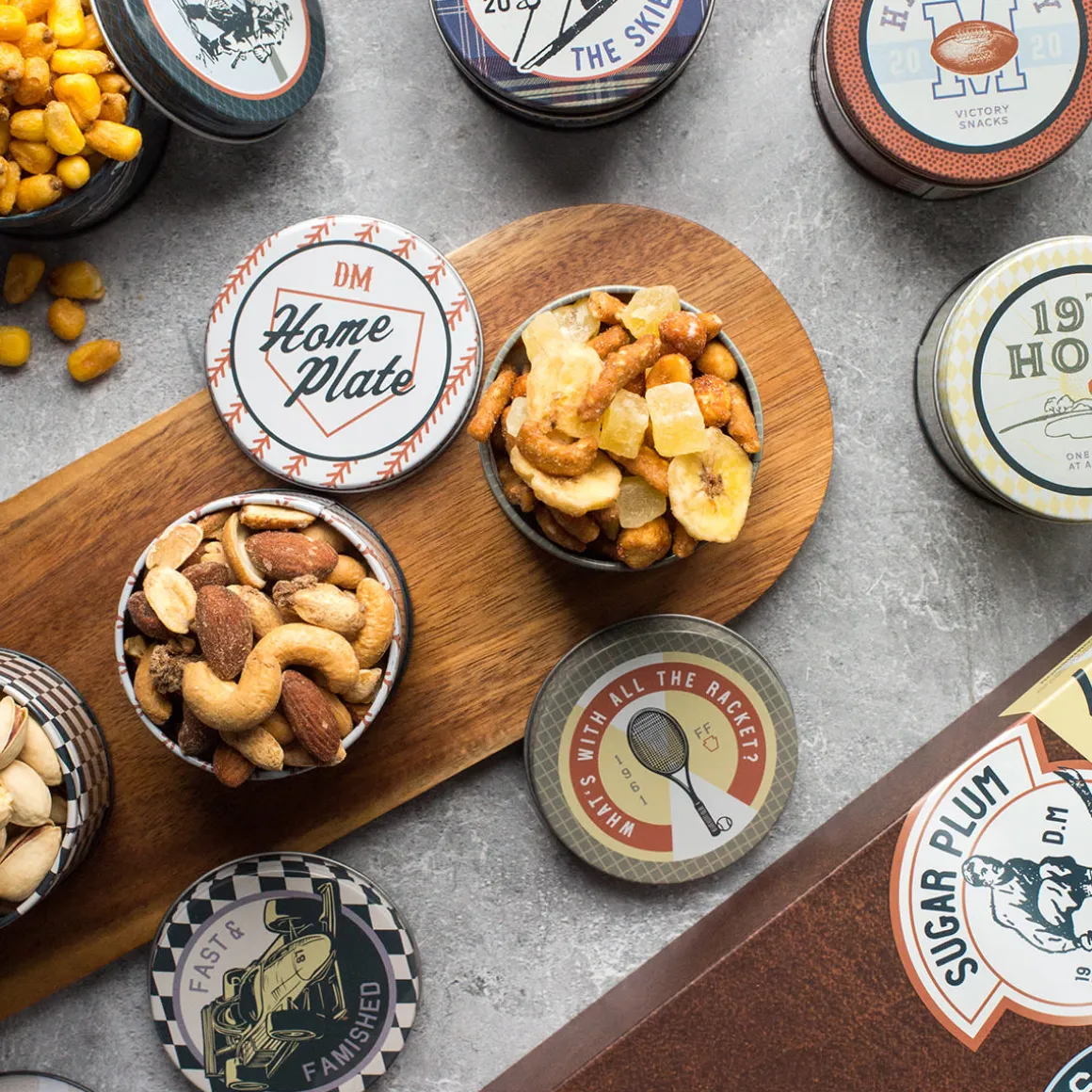 Damn, Man Bar Cart Gourmet Snack Collection