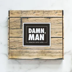 Damn, Man Gourmet Beef Sticks and Nuts Box
