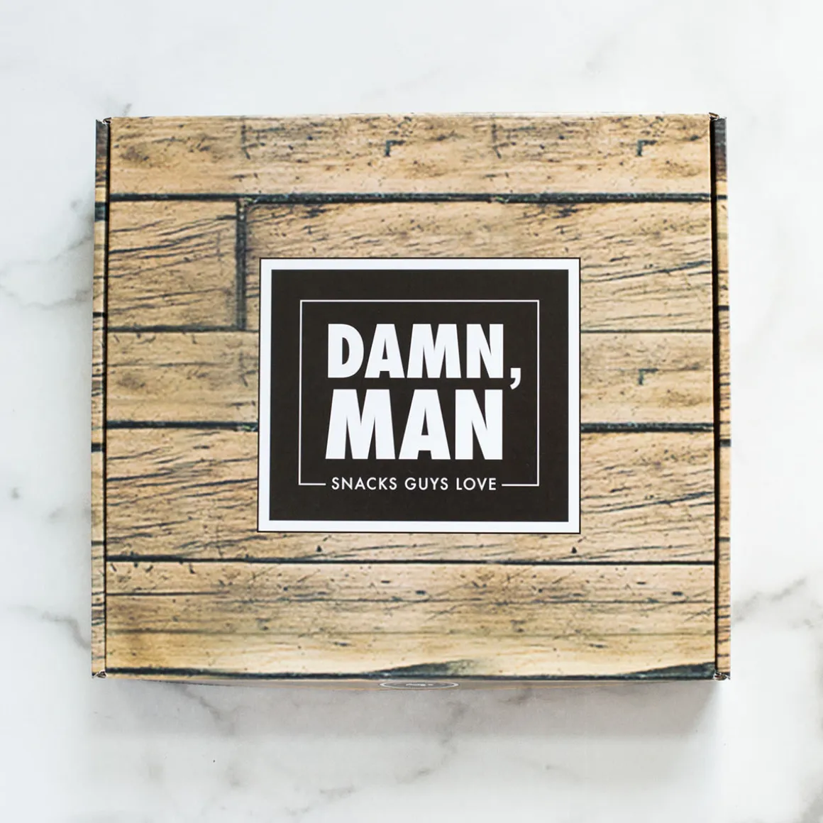Damn, Man Gourmet Beef Sticks and Nuts Box