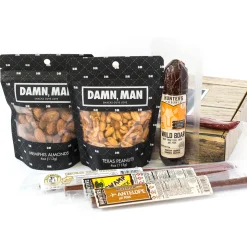 Damn, Man Gourmet Nuts and Exotic Meats Box