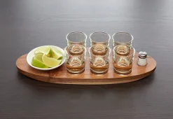 Deluxe Shot Glass Tray Set