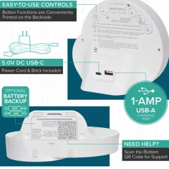Digital Alarm Clock with Glow Light
