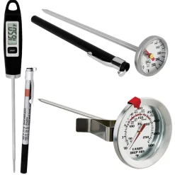 Digital Thermometer and Deep Fry Thermometer Set