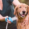 Dog Bath Brush Sprayer and Scrubber