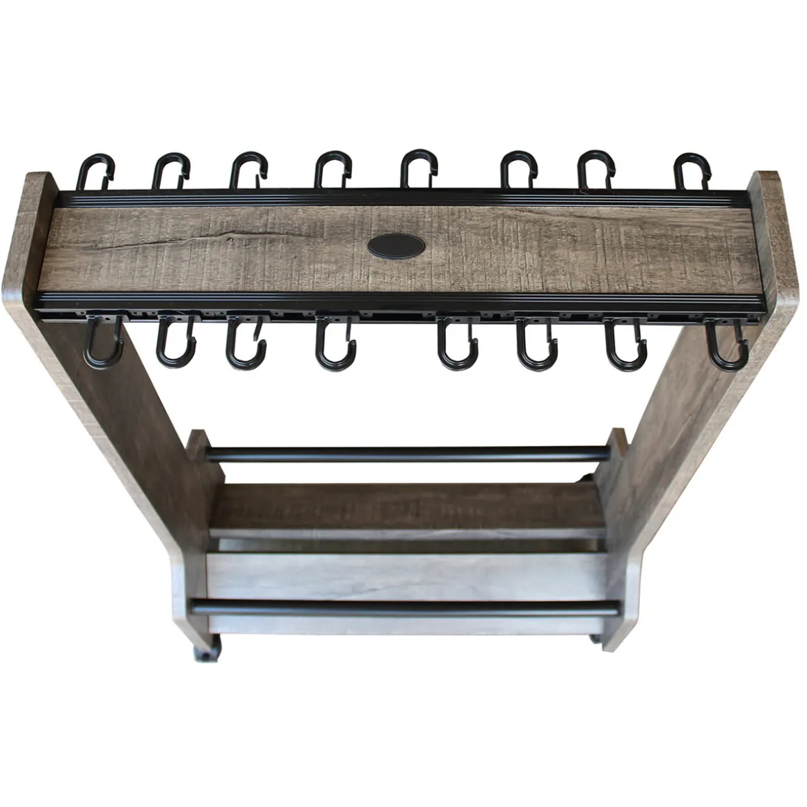 Double Sided Rolling 16 Fishing Rod Rack