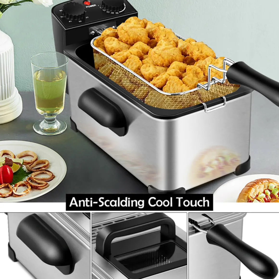 Electric Stainless Steel Deep Fryer