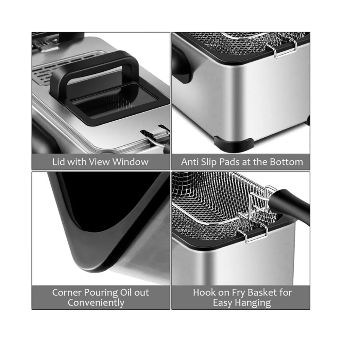 Electric Stainless Steel Deep Fryer