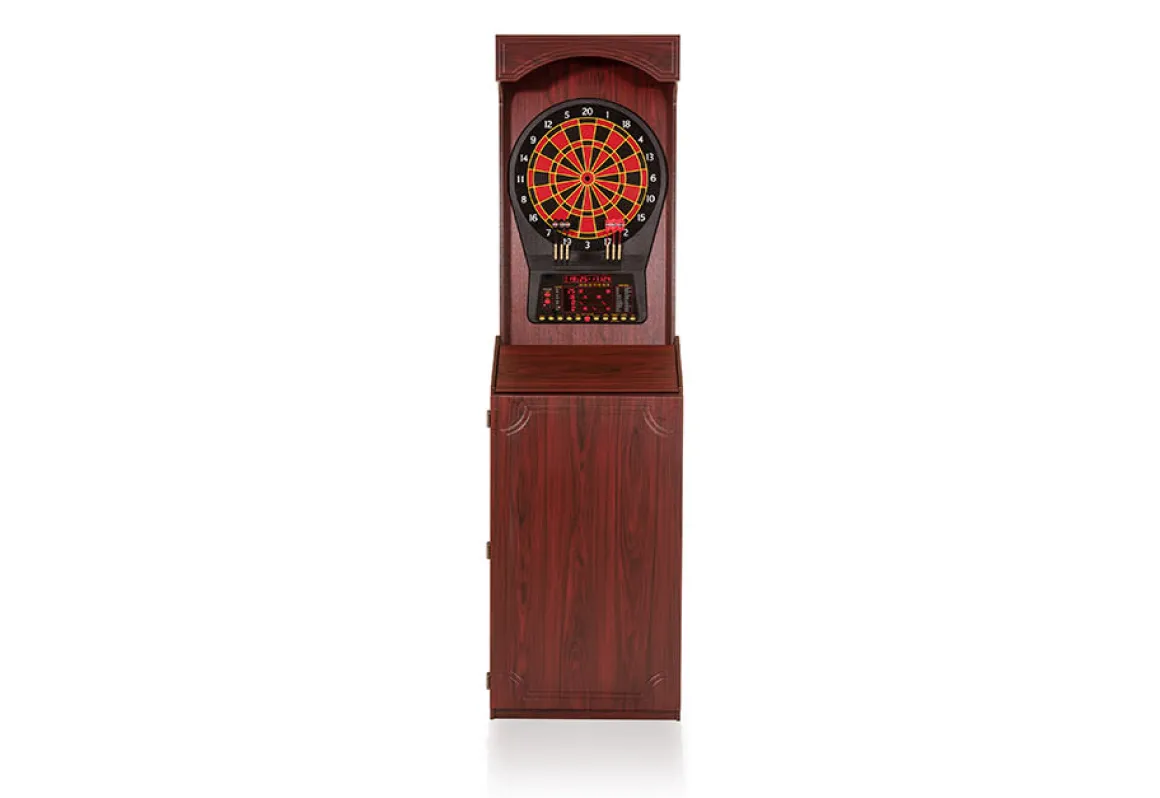 Electronic Arcade Dartboard Cabinet with Cricket Pro