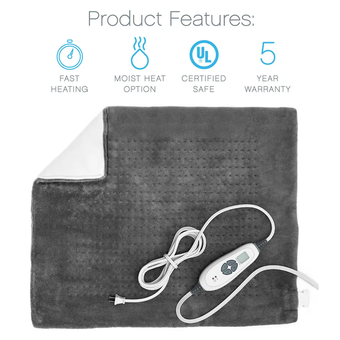 Extra-Wide Heating Pad
