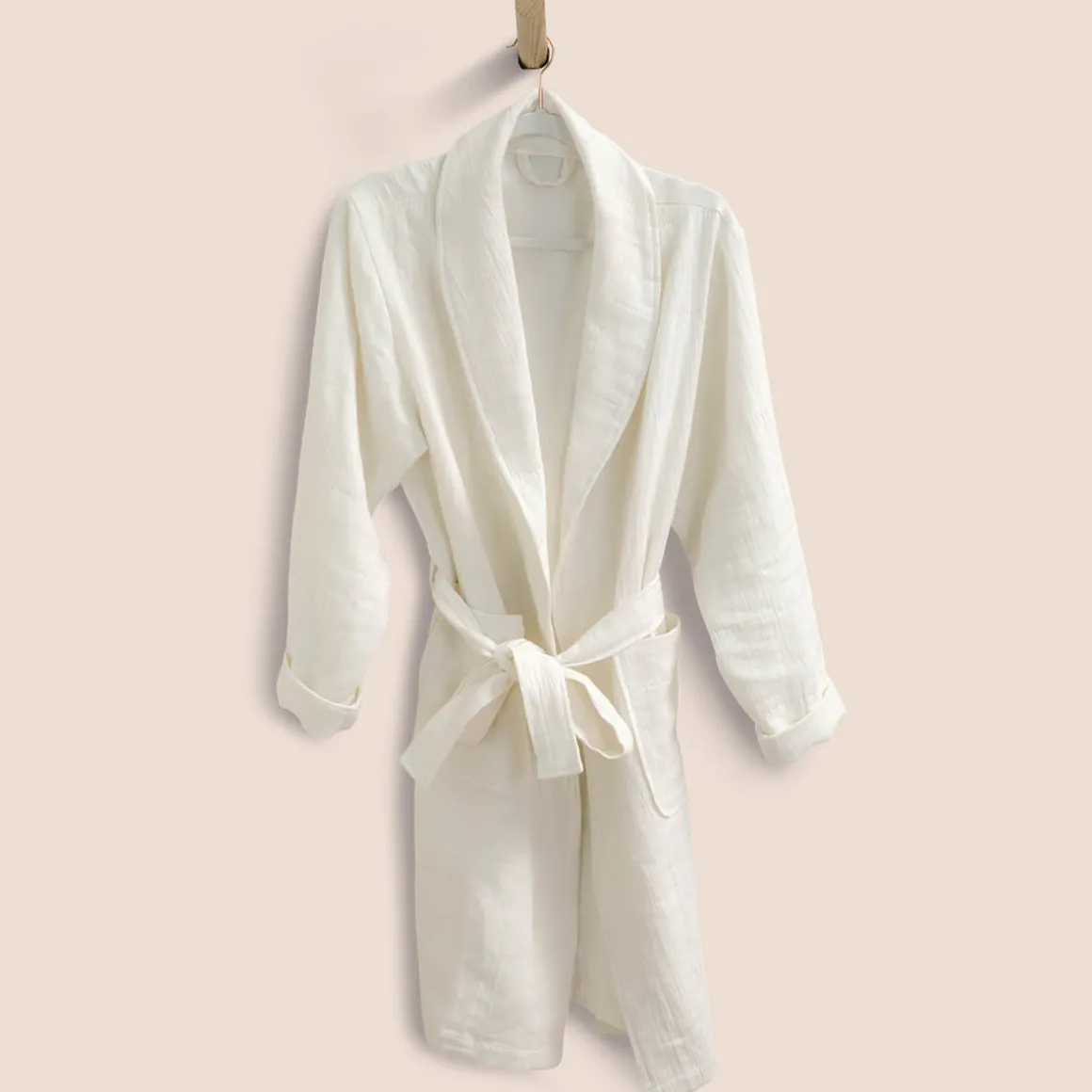 Featherweight Linen Blend Robe