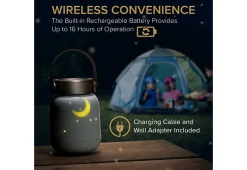 Firefly Sound Machine with Alarm Clock and Bluetooth Speaker